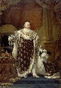 Portrait of Louis XVIII in his coronation robes